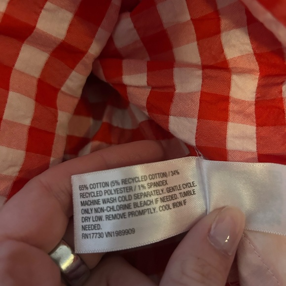 Universal Thread Red and White Gingham Maxi Skirt - Picture 3 of 3